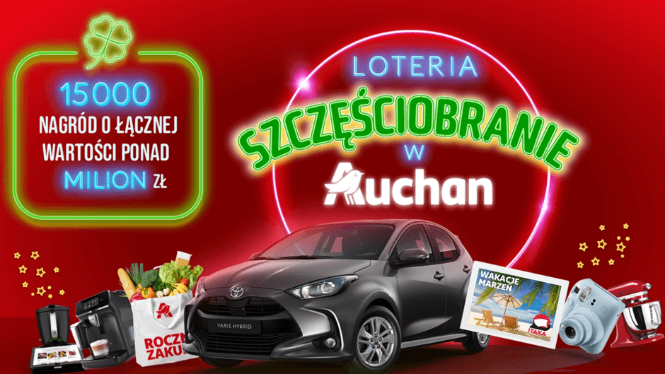 LOTERIA SZCZĘŚCIOBRANIE W AUCHAN